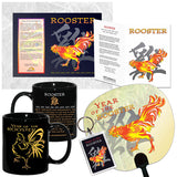 Year of the ROOSTER (Chicken) Asian Chinese Oriental Zodiac 6 pc. COMBO GIFT SET