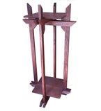 Z Wood Plant Stand "Tranquility Stand" Dual 10" circular platforms for Plants, Terrariums and Aquarium Bowls