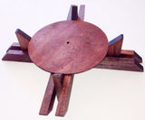 Z Wood Plant Stand "Tranquility Stand" Dual 10" circular platforms for Plants, Terrariums and Aquarium Bowls