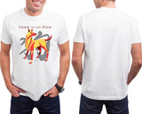 Year of the DOG, Asian Oriental Zodiac Classic T-Shirt, Born: 46, 58, 70, 82, 94, 06, 2018 FREE GREETING CARD W/ORDER