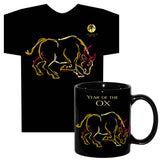 Asian Oriental Chinese Zodiac Horoscope Animal Neon-NRG T-Shirt & Mug Gift Set with FREE Gift Card
