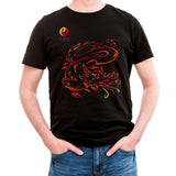 DRAGON Year of the Dragon 2024 Asian Oriental Chinese Zodiac Horoscope Animal sign Black T-Shirt and Coffee Mug Gift Set