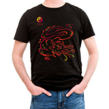 Year of the Dragon 2024 Asian Oriental Chinese Zodiac Horoscope Animal sign Black T-Shirt and Coffee Mug Gift Set