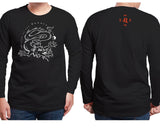 Year of the Dragon Black Long Sleeve Shirt Hi-NRG Design Birth Years: 1940, 52, 64, 76, 88, 00, 2012 FREE GREETING CARD W/ORDER