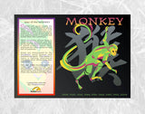 Year of the MONKEY Asian Chinese Oriental Zodiac 6 pc. COMBO GIFT SET