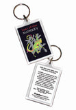 Year of the Monkey Asian Oriental Chinese2 pk Keyrings Birth Years: 1944, 56, 68, 80, 92, 04,16, 2028
